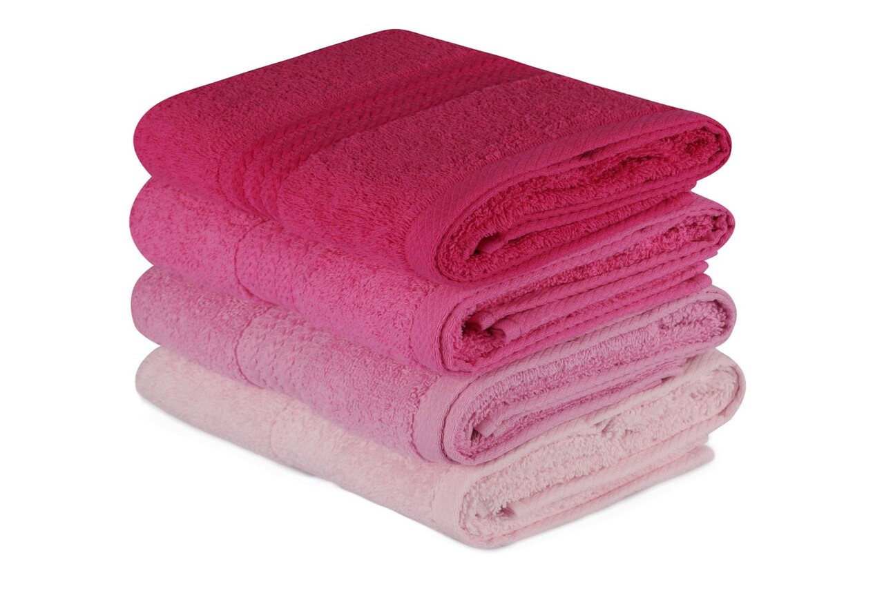 Set prosoape, L'essentiel Maison, Rainbow, Roz deschis / Roz / Trandafir praf / Fuchsia - imagine 6